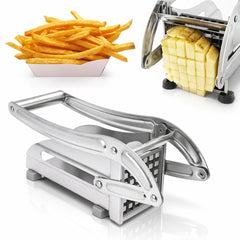 Aparat de Feliat Cartofi și Legume din Inox - Tăiere Rapidă și Preciză 🍟🥕