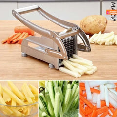 Aparat de Feliat Cartofi și Legume din Inox - Tăiere Rapidă și Preciză 🍟🥕