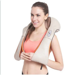 Aparat de Masaj Shiatsu cu Infraroșu pentru Gât și Umeri — Relaxare Instantanee ✨💆♂️
