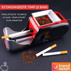 Aparat Electric de Facut Tigări cu 3 Niveluri de Mărunțire — Ușor și Rapid! 🚬✨