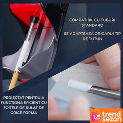 Aparat Electric de Facut Tigări cu 3 Niveluri de Mărunțire — Ușor și Rapid! 🚬✨
