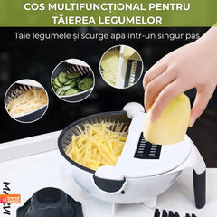 Răzătoare Multifuncțională cu Bol pentru Prespălare — Tăiere Rapidă și Eficientă 🥗🔪