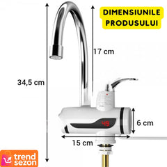 Robinet Electric Instant cu LED și Filtru — Apă Caldă Instant 🛁✨