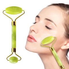 Aparat Masaj Facial Eficient cu Design Elegant Verde/Auriu — Răsfăț pentru Tenul Tău ✨💆♀️