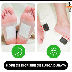 Set 10 Plasturi Detoxifiere cu Turmalină — Revitalizare și Relaxare 🌿✨