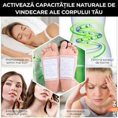 Set 10 Plasturi Detoxifiere cu Turmalină — Revitalizare și Relaxare 🌿✨