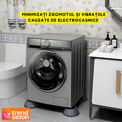 Set 4 Suporturi Antivibratii din Cauciuc Natural — Confort Acustic Optimizat 🎶🚀