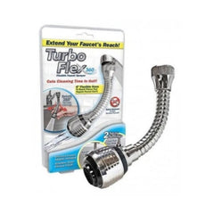 Prelungitor Flexibil pentru Robinet cu Turbo Jet — Racord Simplu 🚰✨