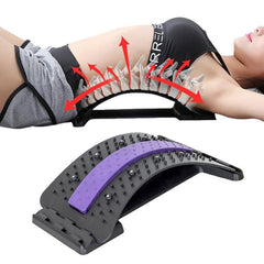 Dispozitiv de Masaj și Stretching 2 în 1 pentru Spate — Relaxare Totală 🧘♂️✨