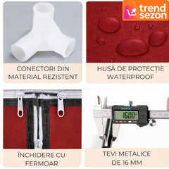 Dulap Pantofi Textil Dublu cu 6 Niveluri — Organizare Elegantă și Spațioasă 🥿✨