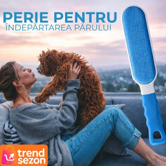 Set 2 Perii pentru Îndepărtarea Părului de Pe Haine — Compacte și Autocurățante 🐾✨