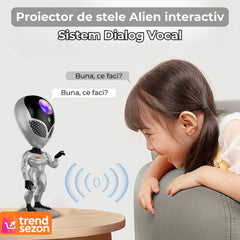 Proiector de Stele Tip Alien cu Telecomandă — Farmec Galactic pentru Somn 🌌✨