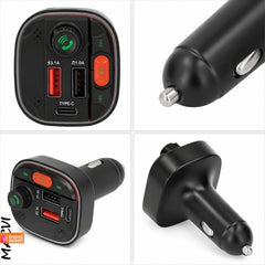 Modulator FM Bluetooth 5.0 cu Incarcare Rapidă QC 3.0 — Experiență Muzicală Premium 🎶🚗