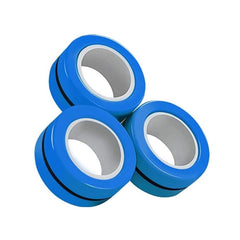Set 3 Inele Magnetice Antistres Fidget Multicolor — Distracție și Relaxare! 🎉
