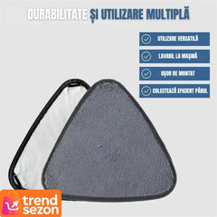 Lavetă pentru Mop Triunghiular Super Absorbantă — Curățare Rapidă ⭐🧼