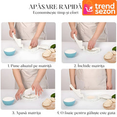 Formă de Patiserie pentru Colțunași și Ravioli — Porții Perfecte! 🍽️✨