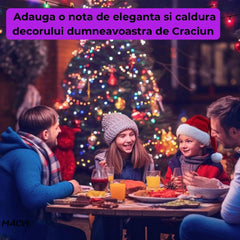 Instalație Luminoasă LED Crăciun 50M Multicolor — Magie Festivă Acasă! 🎄✨