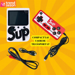 Mini Consolă Retro Portabilă cu 400 Jocuri — Distracție Clasică pentru Toată Familia! 🎮✨