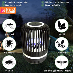 Lampa Anti-Insecte cu LED UV și USB — Serenitate în Fiecare Seară 🦟✨