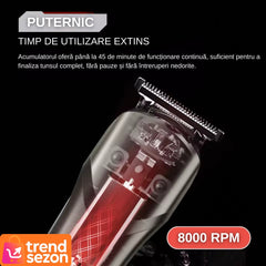 Aparat de Tuns Fără Fir cu Stand Elegant — Precizie Profesională ✂️✨