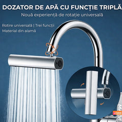 Robinet Baterie Bucatarie 4 în 1 cu Cascadă și Pivotare 360° — Versatilitate și Stil 💧✨