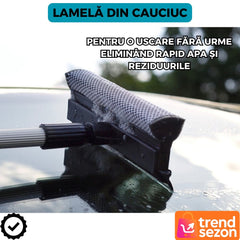 Perie pentru Spalat Geamuri cu Maner Telescopic din Aluminiu — Curățare Rapidă și Eficientă 🪟✨