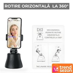 Suport Telefon Portabil cu Trepied Reglabil 360° — Ideal pentru Creatori 📸🎥