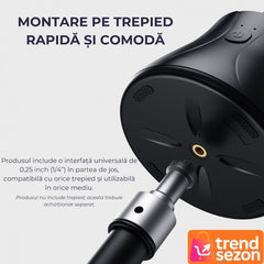 Suport Telefon Portabil cu Trepied Reglabil 360° — Ideal pentru Creatori 📸🎥