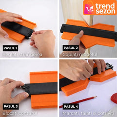 Instrument de Măsurare Colțuri Flexibil 12cm — Precizie Maximă pentru Bricolaj 🛠️📏