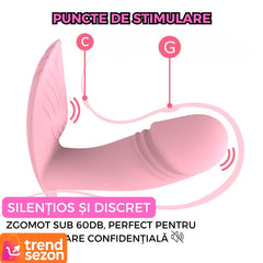 Vibrator G-Spot Reincarcabil din Silicon Premium — Stimulare Intensă și Relaxare 💖✨