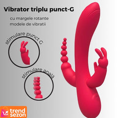 Vibrator Ergonomic cu Stimulare Duală — Plăcere Intensă 🔥💖