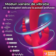 Vibrator Ergonomic cu Stimulare Duală — Plăcere Intensă 🔥💖