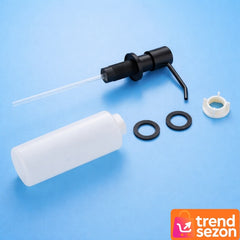 Dozator Incorporabil pentru Chiuvetă Negru Elegant — Igienă și Stil 🎉🧼