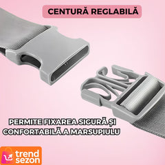 Suport Port-Bebe Ergonomic cu Centură Ajustabilă — Confort Maxim pentru Părinți 💕👶