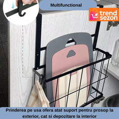 Cos Metalic Suspendat cu Montaj Simplu — Economisește Spațiu în Bucătărie și Baie 🛁✨