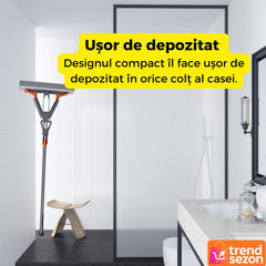 Mop Telescopic Super Absorbant cu Sistem de Stoarcere Simplu — Curățare Rapidă! 🧼🧹