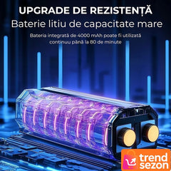 Suflanta Aer Fără Fir cu Motor Puternic 130000 RPM — Curățare Rapidă 🚀🖤