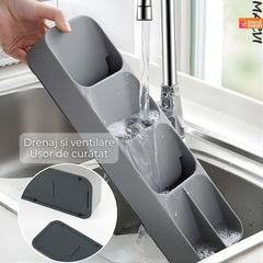 Suport Tacamuri Compact cu Compartimentare Inteligentă — Organizare Perfectă 🍽️✨