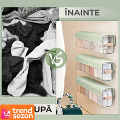 Cutie de Depozitare Montată pe Perete cu 6 Compartimente — Spațiu Organizare Elegant 🗂️✨