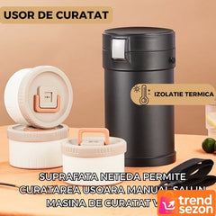 Caserola Termică Inox 304 cu 3 Compartimente — Mâncare Încălcată Oriunde! 🍱✨