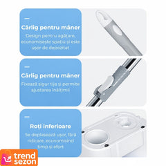 Set Mop Rotativ cu Galeată și Cap Microfibra — Curățare Eficientă! 🧹✨