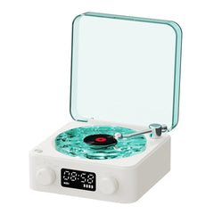 Boxă Bluetooth Retro cu Lumini Ambientale și Sunete Relaxante — Atmosferă Perfectă 🎶✨