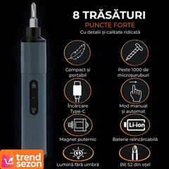 Set Surubelnita Electrica de Precizie 49 in 1 — Repară cu Ușurință! 🔧✨