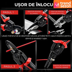 Set Multifuncțional 5 în 1 din Oțel cu Design Ergonomic — Versatilitate Maximă 🛠️✨