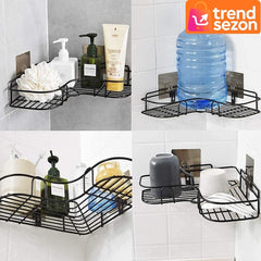Suport de Duș Triunghiular cu Montaj pe Perete — Economisește Spațiu! 🛁📦