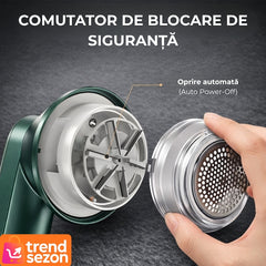 Aparat de Îndepărtat Scame Portabil cu Încărcare USB — Eficiență Maximă 🌟🧥
