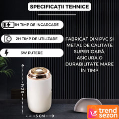 Mini Aparat de Ras Portabil Compact — Depilare Rapidă și Preciză ✨🚀
