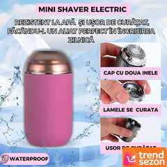 Aparat de Ras Portabil USB Roz — Îngrijire Rapidă și Elegantă 🌸✨