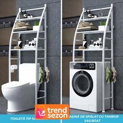 Organizator Multifuncțional pentru Baie și Toaletă — Economisește Spațiu! 🚀🛁