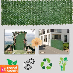 Gard Artificial cu Frunze Iedera Verde 300x100 cm — Soluție Elegantă pentru Intimitate 🌿✨